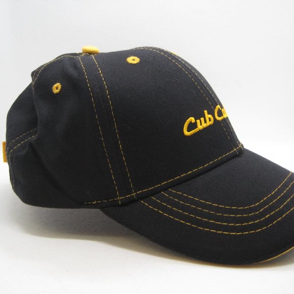 Black and Yellow Club Cadet 100 Percent Cotton Baseball Hat New Never worn - Picture 2 of 5